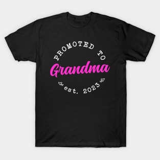 Promoted to Grandma - Mothers Day 2023 T-Shirt